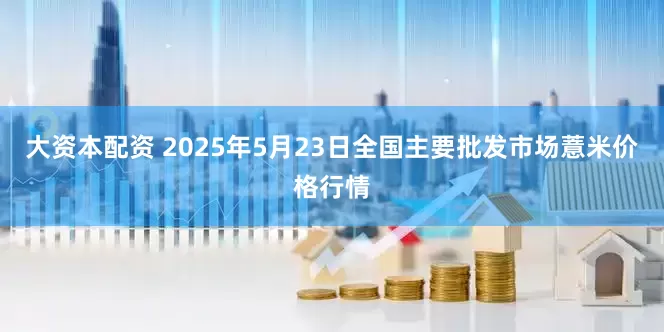 大资本配资 2025年5月23日全国主要批发市场薏米价格行情