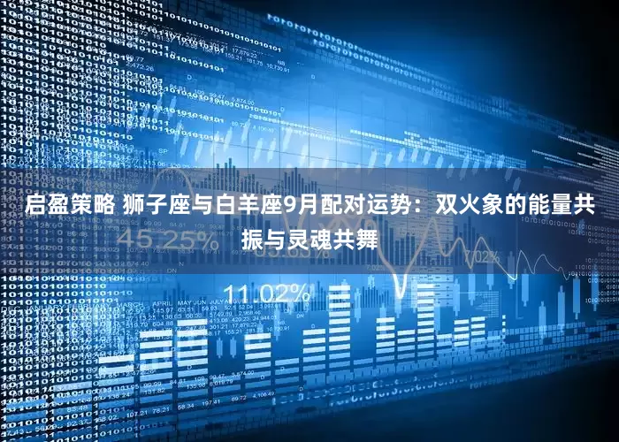 启盈策略 狮子座与白羊座9月配对运势：双火象的能量共振与灵魂共舞